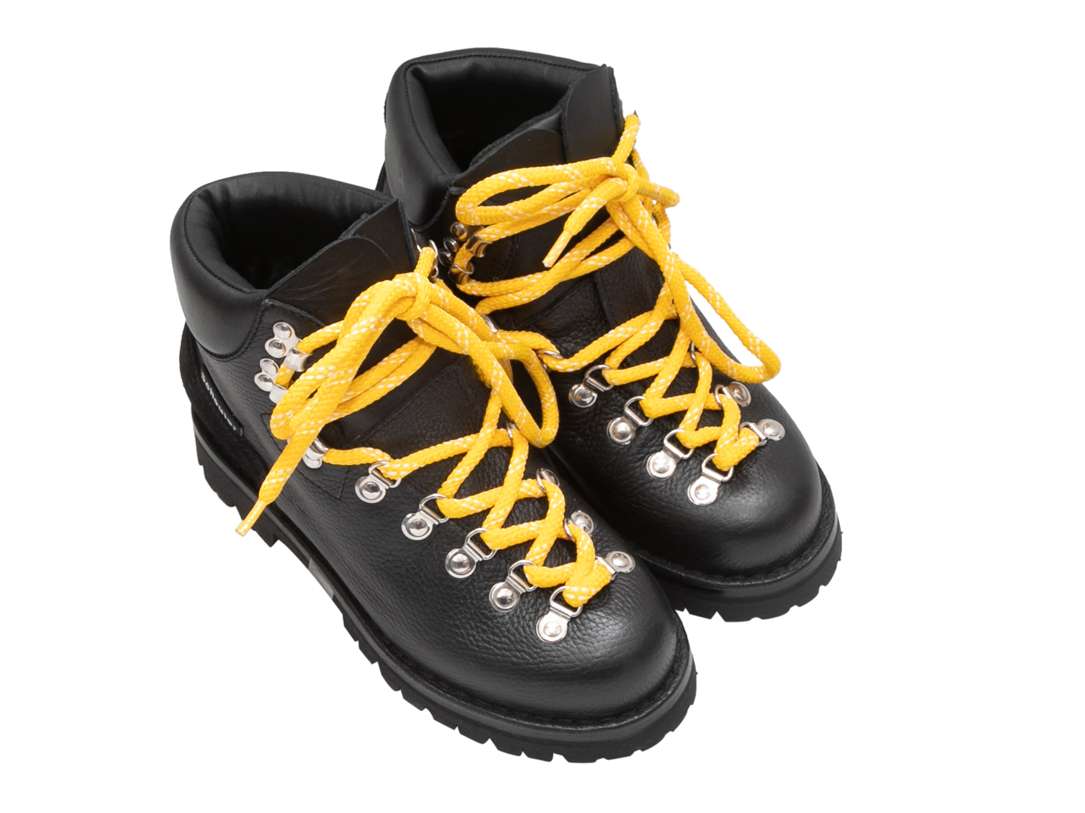 Black Proenza Schouler Leather Hiking Boots Size 38 - Atelier-lumieresShops Revival