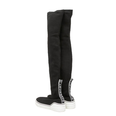 Black & White Givenchy Over-The-Knee Sock Sneakers Size 38.5 - Atelier-lumieresShops Revival