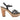 Black Prada Patent Espadrille Heels Size 37