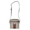 Taupe & Multicolor Gucci Ophidia Monogram Messenger Bag - Designer Revival
