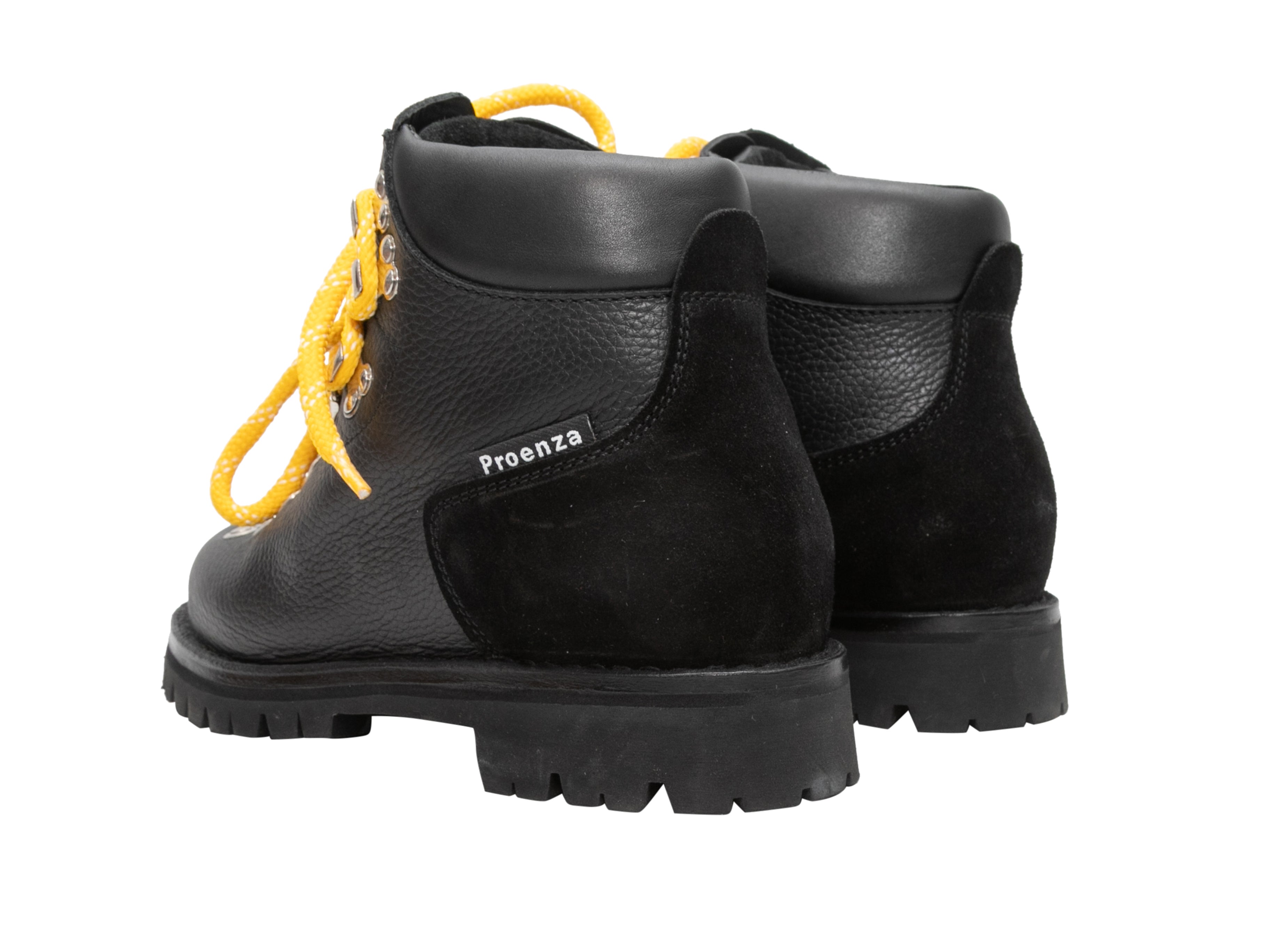 Black Proenza Schouler Leather Hiking Boots Size 38 - Atelier-lumieresShops Revival
