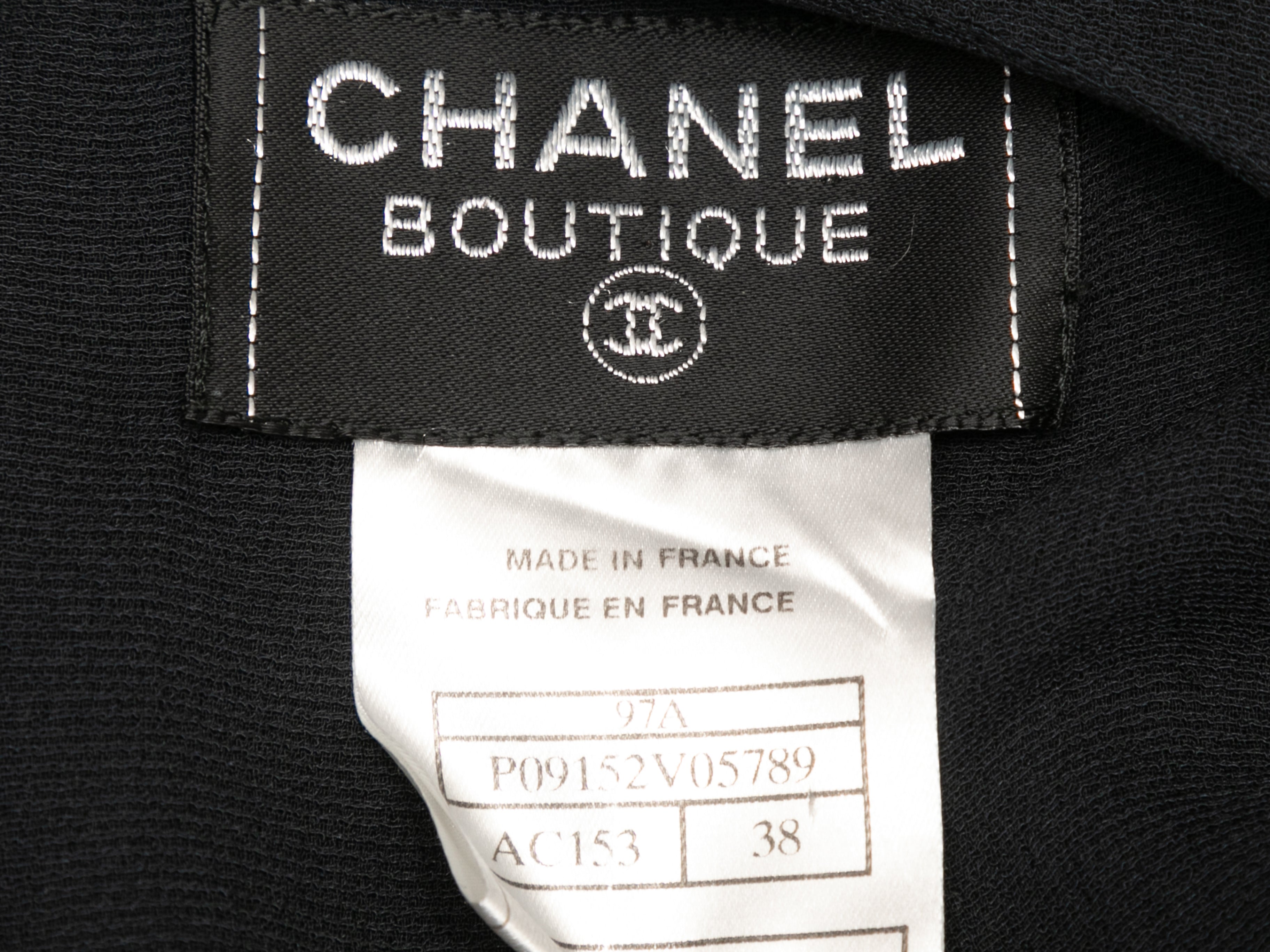 Vintage Black Chanel Boutique Fall 1997 Silk Dress Size EU 38 – Designer  Revival