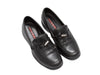 Black Prada Sport Leather Loafers