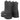 Black Chloe Rubber Ankle Rain Boots Size 37