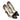 Brown & Multicolor Yves Saint Laurent Snakeskin Pumps Size 38.5 - Designer Revival