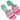 Pink & White Marni Glitter Houndstooth Lucite Heel Sandals Size 37