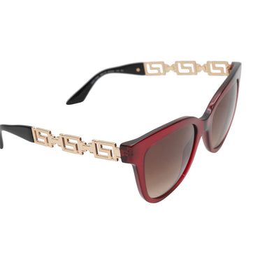 Red Versace Acetate & Gold-Tone Metal Sunglasses