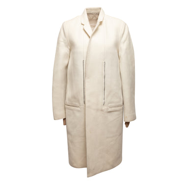 Cream Phillip Lim Coat & Shearling Vest Size S - Designer Revival