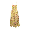 Light Yellow & Multicolor Cara Cara Harbour Island Dress Size M - Designer Revival