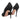 Black Aquazzura Pointed-Toe Suede Embellished Pumps Size 39