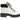 White & Black M.Gemi Shearling-Trimmed Ankle Boots Size 41