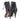 Black Prada Pointed-Toe Heeled Lace-Up Ankle Boots Size 40.5