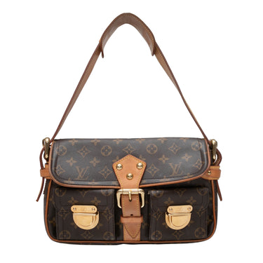Brown Louis Vuitton Monogram Hudson PM Bag