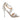 White Jimmy Choo Ankle Strap Heeled Sandals Size 37.5