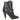 Black Prada Pointed-Toe Heeled Lace-Up Ankle Boots Size 40.5