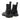 Black The Row Flat Patent Chelsea Boots Size 36