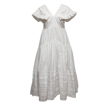 White Cecilie Bahnsen Spring/Summer 2019 Rikke Dress Size US 6 - Designer Revival