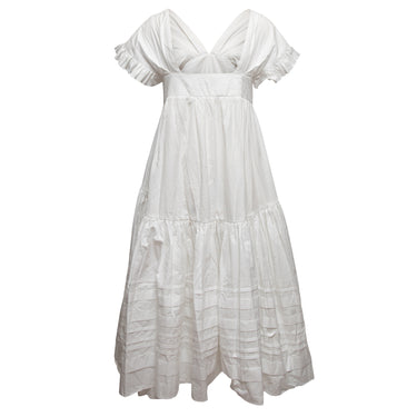 White Cecilie Bahnsen Spring/Summer 2019 Rikke Dress Size US 6 - Atelier-lumieresShops Revival