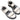 White & Black Proenza Schouler Chunky Slingback Sandals Size 40