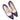 Purple Prada Patent Pointed-Toe Bow Pumps Size 40