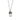 Sterling Silver Bavna Pearl & Pave Diamond Pendant Necklace - Designer Revival
