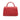 Red Chanel Caviar Leather Coco Top Handle Bag
