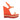 Orange Christian Louboutin Studded Wedge Sandals Size 39