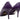 Purple Prada Patent Pointed-Toe Bow Pumps Size 40