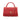 Red Chanel Caviar Leather Coco Top Handle Bag