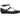 Black Valentino Pointed-Toe Leather Rockstud Flats Size 38