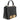 Black Moschino Spellout Leather Handbag
