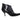 Black Dolce & Gabbana Patent & Suede Pointed-Toe Heeled Booties Size 39