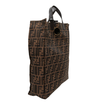 Brown Fendi Zucca Canvas Tote Bag - Designer Revival