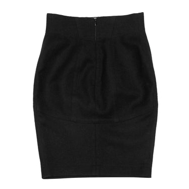 Vintage Black Alaia Wool Pencil Skirt Size US XS/S - Atelier-lumieresShops Revival