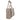 Beige & Black Chloe Woody Tote Bag