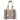 Beige & Black Chloe Woody Tote Bag