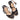 Black & Tan Christian Louboutin Leather Espadrille Wedge Sandals Size 39