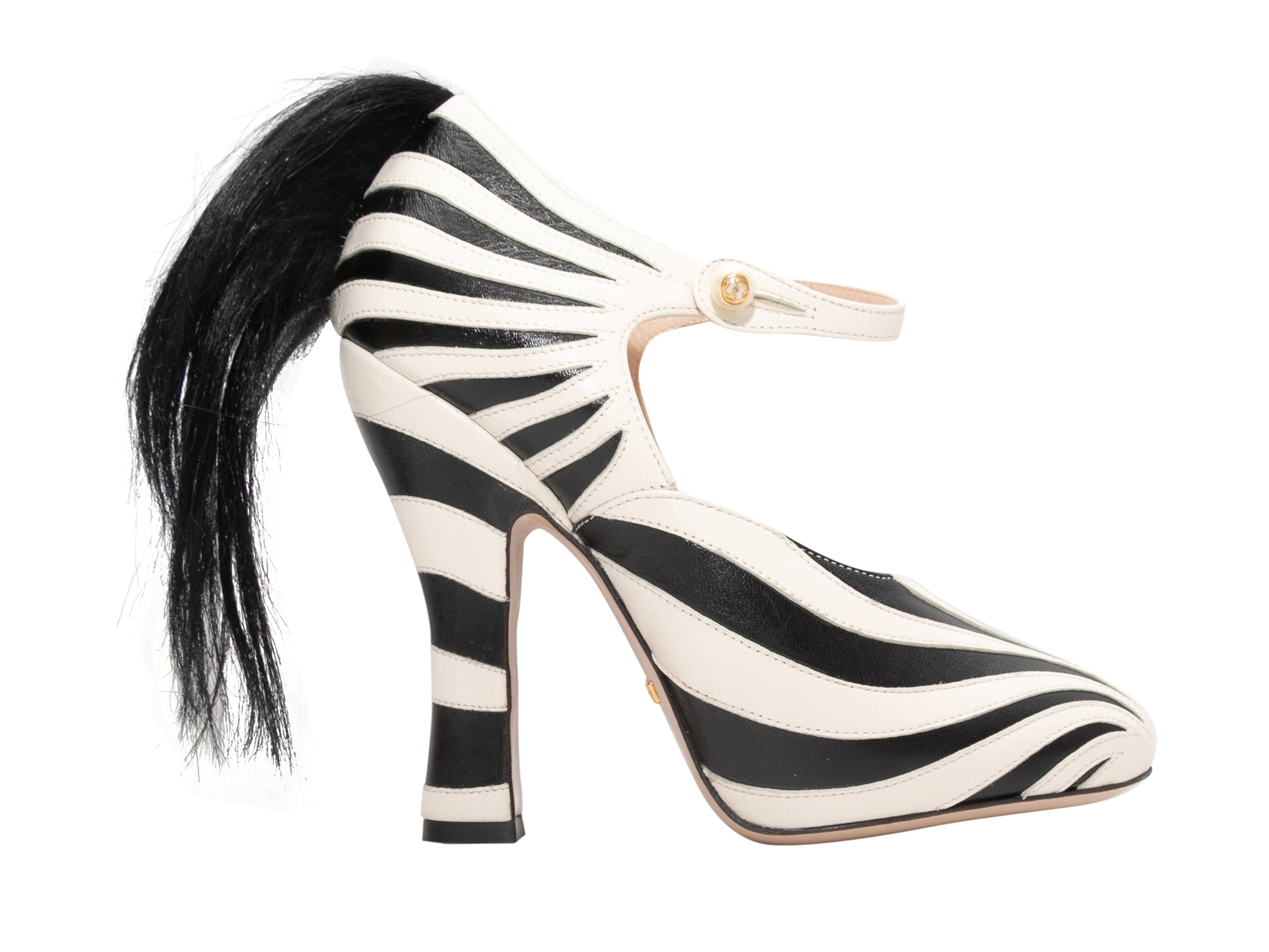 Fendi Ponyhair Zebra Print Heels Size 38 – Sellier