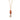 Gold-Tone & Red Dolce & Gabbana Enameled Rocket Ship Necklace
