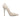 White & Gold Giuseppe Zanotti Pointed-Toe Studded Pumps Size 38.5