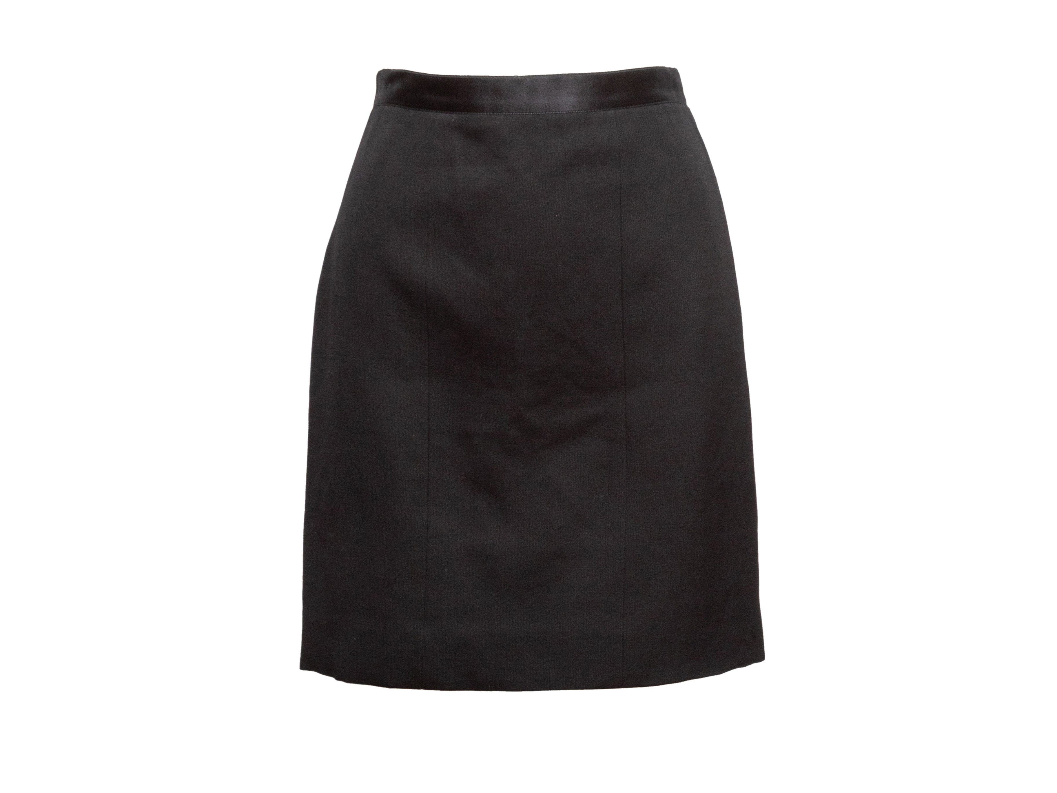 Vintage Black Chanel Boutique Mini Skirt Size S – Designer Revival