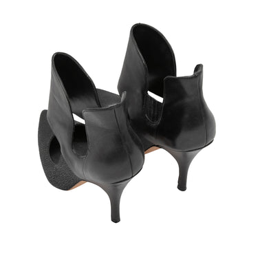 Black Jean Michel Cazabat Cutout Booties Size 36.5 - Designer Revival