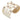 Beige & White Arthur Mader Sliced Diamond & Horn Cuff Bracelet