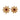 Vintage Gold-Tone & Red Yves Saint Laurent Starburst Clip-On Earrings
