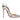 Silver Christian Louboutin Metallic Pointed-Toe Pumps Size 35.5