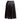 Black & White Chanel Pleated Silk Faux Pearl CC Logo Skirt Size FR 38