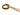 Gold-Tone & Black Hermes Mini Pop H Necklace - Designer Revival