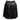 Black & White Chanel Pleated Silk Faux Pearl CC Logo Skirt Size FR 38