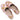 Pink & Multicolor Versace Chain Print Espadrille Flats Size 37