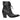 Black John Fluevog Pointed-Toe Lace-Up Ankle Boots Size 40 - Designer Revival